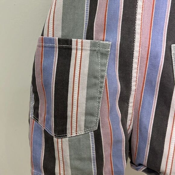 RVCA TOWNHOUSE MULTICOLORED OVERHALLS SIZE XS‎ - Picture 5 of 11